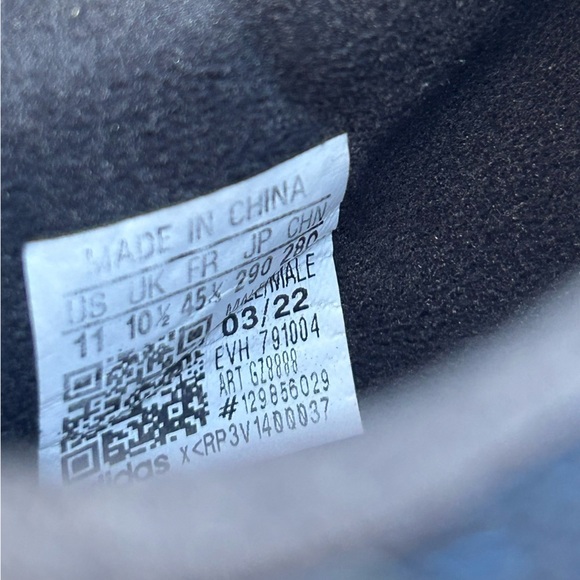 ADIDAS Terrex Agravic Flow 2 Black Blue Rush Turbo size 11 💙 - Picture 3 of 8